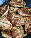 Котлеты из свинины с капустой и сливками
