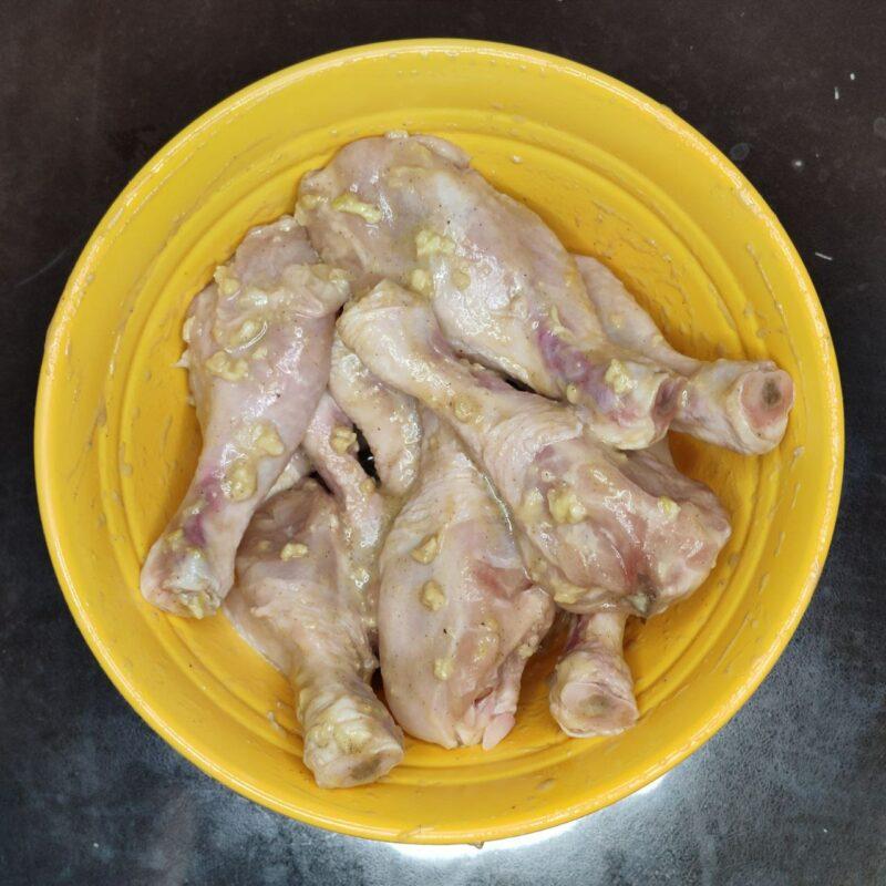 куриные ножки в горчично-чесночном маринаде – 2 шаг