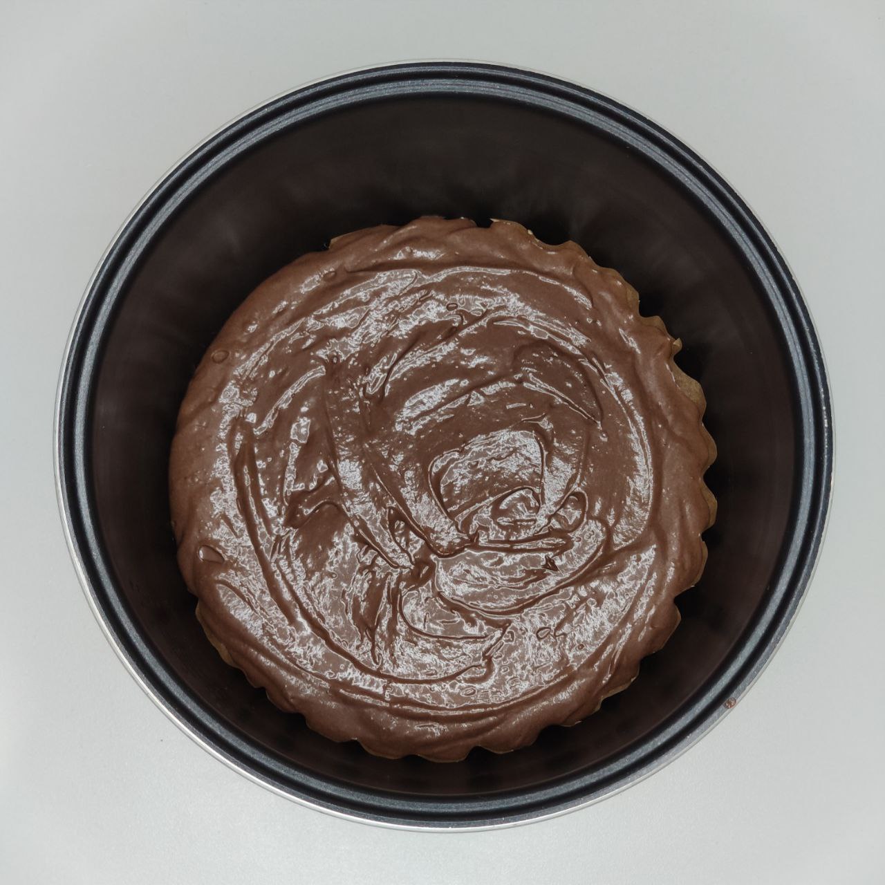 Шоколадно-ванильный торт на сгущёнке в мультиварке - 6 шаг