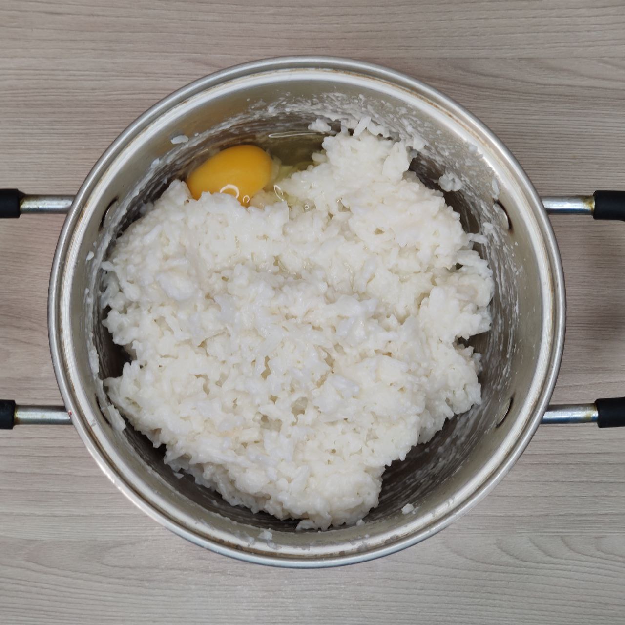рисовая запеканка из готового длиннозёрного риса – 4 шаг