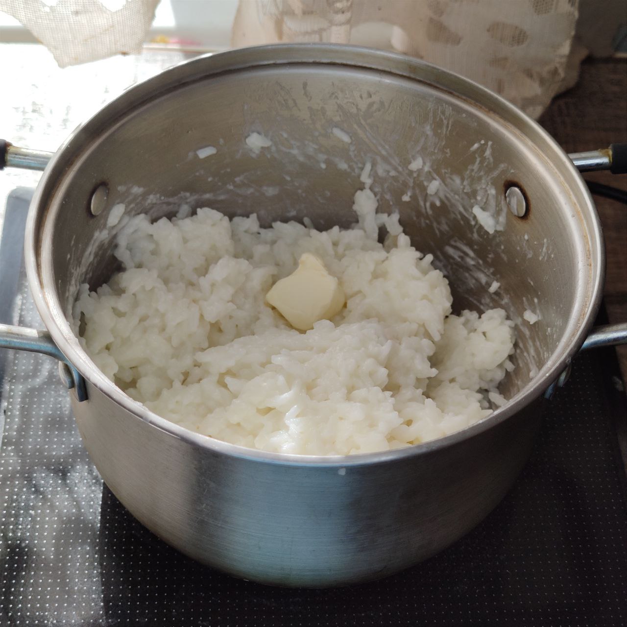 рисовая запеканка из готового длиннозёрного риса – 3 шаг