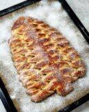 Пирог «Ёлочка» с джемом из творожного дрожжевого теста на желтках - изображение поста