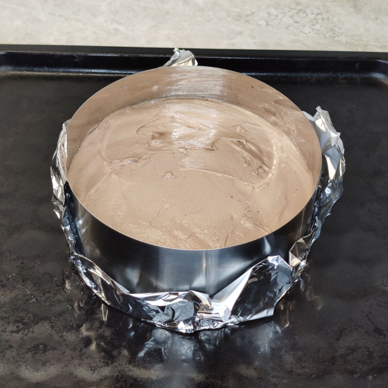бисквит на тёмном шоколаде и сливочном масле без какао-порошка – 11 шаг