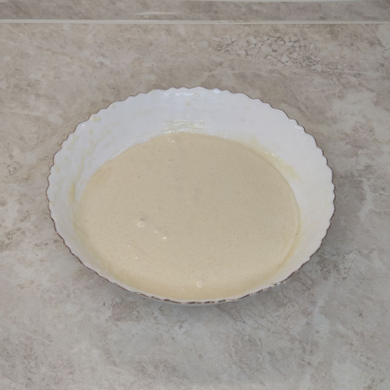 бисквитный брусничный пирог – 3 шаг